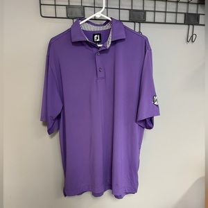 Footjoy lisle solid polo—size large